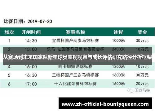 从赛场到未来国家队新星球员表现观察与成长评估研究路径分析框架
