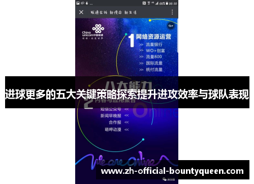 进球更多的五大关键策略探索提升进攻效率与球队表现